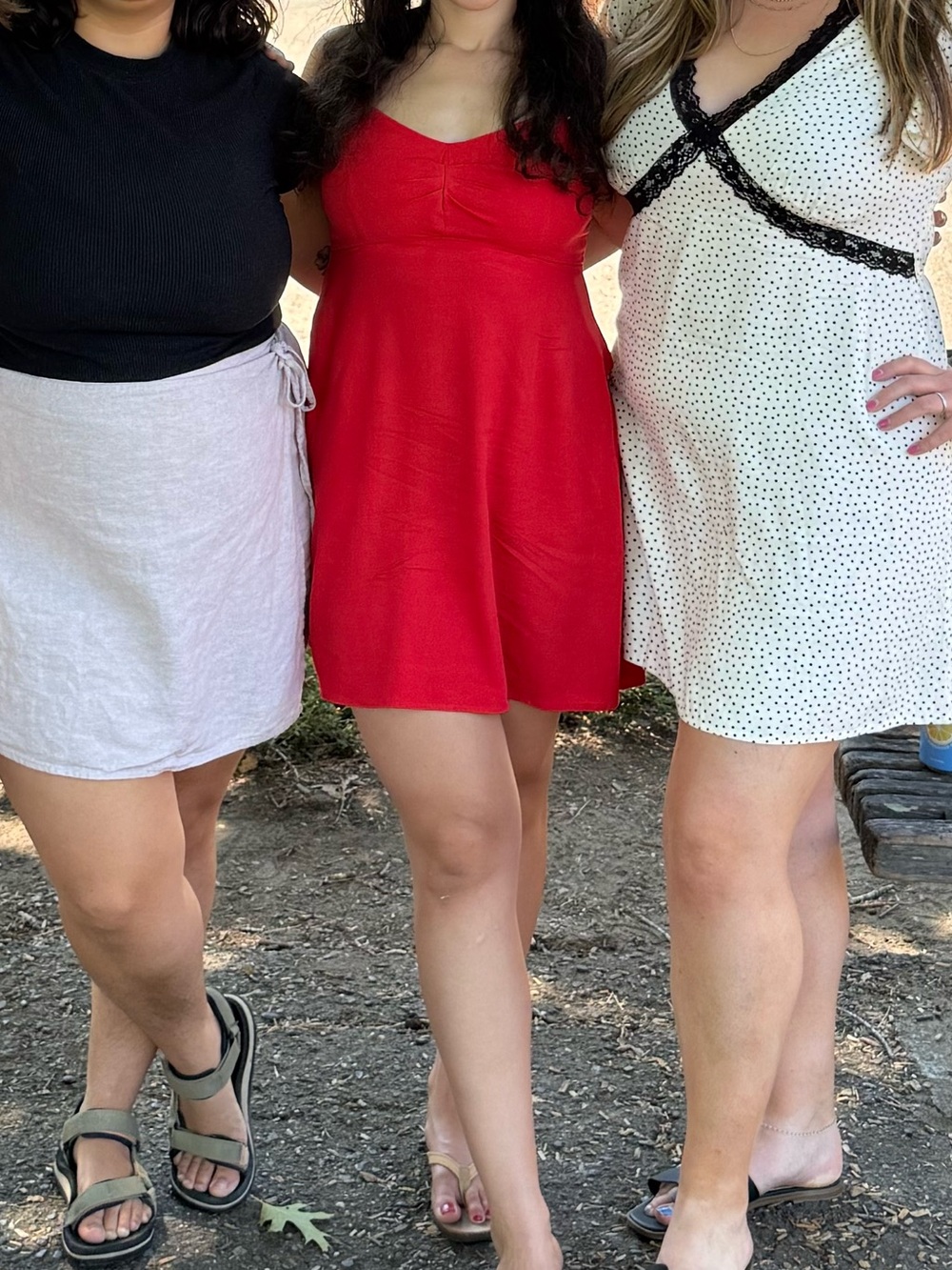 Old Navy Red Mini Dress with Spaghetti Straps